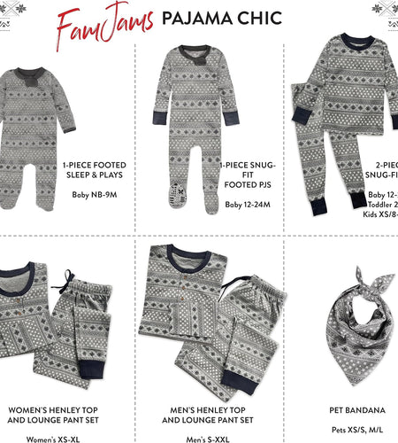 Organic Cotton Holiday Family Jammies Pajamas