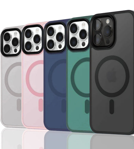 For Iphone 15 14 plus 13 12 11 Pro Max Frosted Case Mag Safe Shockproof Cover