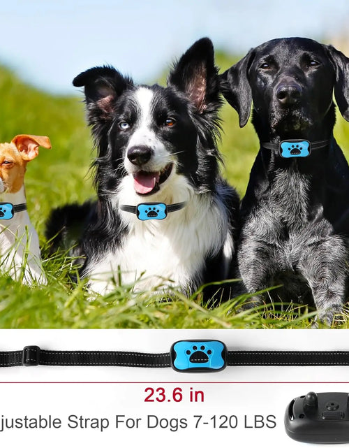 Load image into Gallery viewer, Pet Dog anti Barking Device USB Rechargeable Dogs Training Collar Ultrasonic Stop Barking Vibration anti Bark Collar
