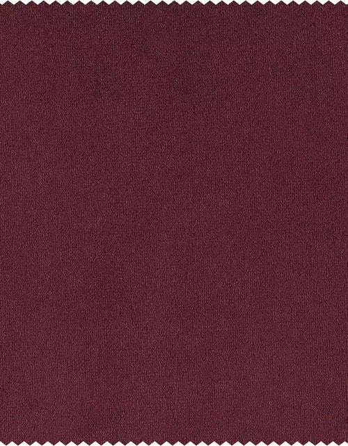 Load image into Gallery viewer, Crimson Rust Velvet Solid 50 In. W X 96 In. L Lined Rod Pocket Blackout Curtain
