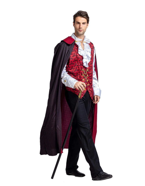 Load image into Gallery viewer, Halloween Vampire Costume Set for Adult Halloween Costumes Party Fancy Dress-Up
