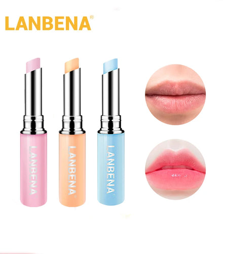 Chameleon Lip Balm Hyaluronic Acid Rose Moisturizing Natural Nourishing Smoothing Lip Lines Long-Lasting Lip Care