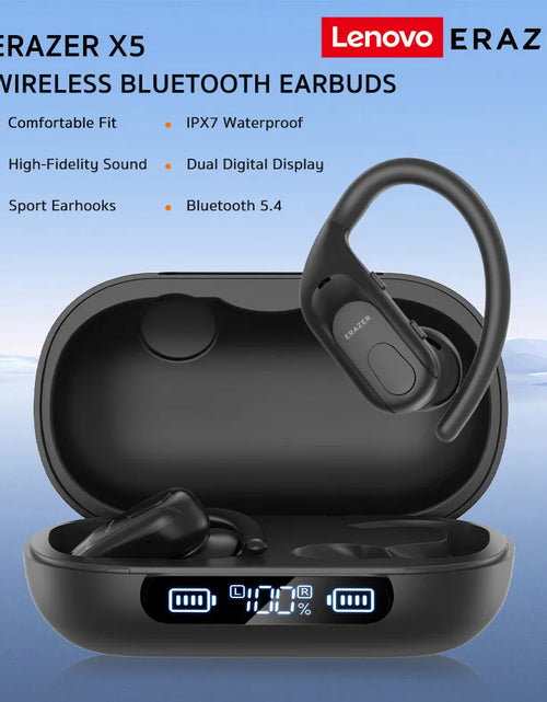 Load image into Gallery viewer, ERAZER X5 Wireless Headphones Bluetooth 5.4 Sport Headset Noise Cancelling Low Latency HIFI Sound Quality Music Earbuds
