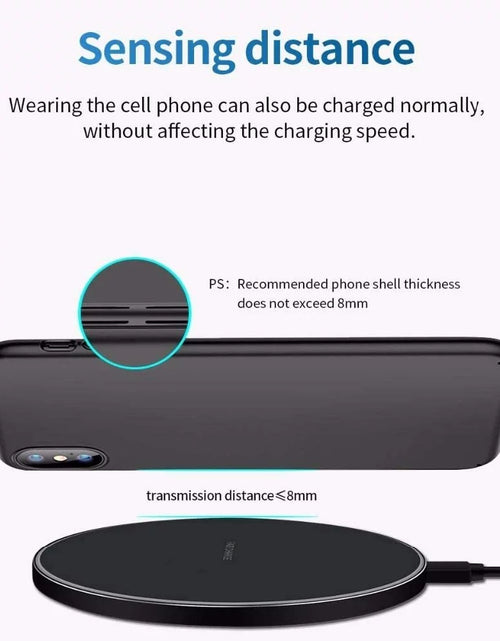 Load image into Gallery viewer, Wireless Charger 15W Fast Charge Aluminum Wireless Charging Pad for Iphone 15Pro Max 15 14 13 12 11/XS/XR/8, Samsung Galaxy S23 S22/S21, Note 20/10
