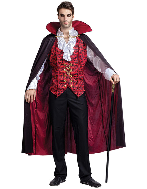 Load image into Gallery viewer, Halloween Vampire Costume Set for Adult Halloween Costumes Party Fancy Dress-Up
