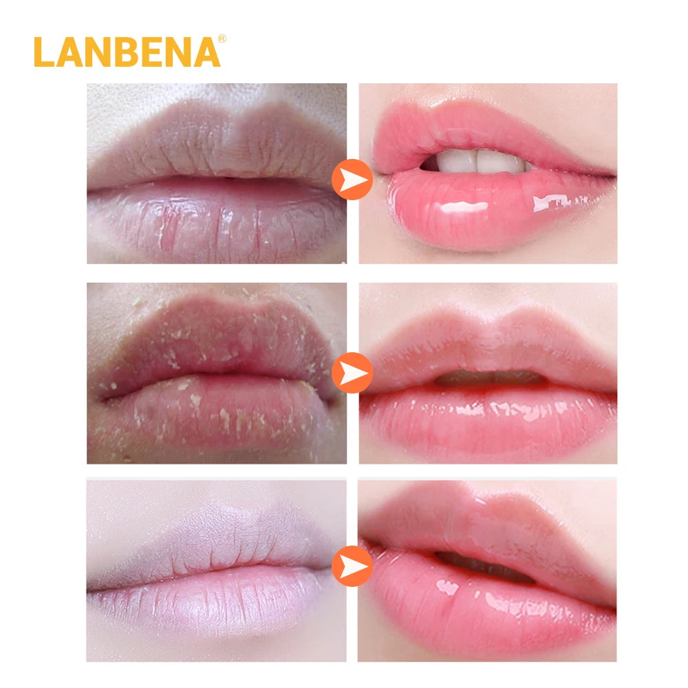 Chameleon Lip Balm Hyaluronic Acid Rose Moisturizing Natural Nourishing Smoothing Lip Lines Long-Lasting Lip Care