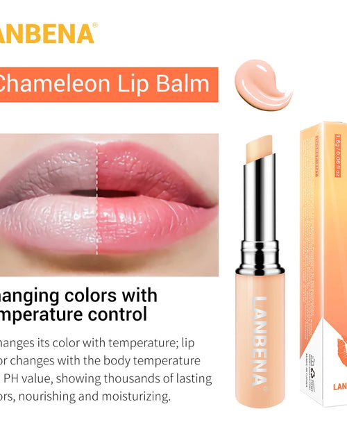 Load image into Gallery viewer, Chameleon Lip Balm Hyaluronic Acid Rose Moisturizing Natural Nourishing Smoothing Lip Lines Long-Lasting Lip Care
