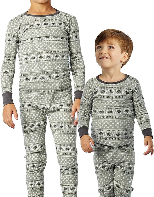 Load image into Gallery viewer, Organic Cotton Holiday Family Jammies Pajamas
