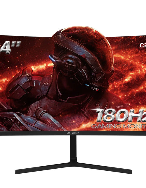 Load image into Gallery viewer, 24&quot; 165Hz/180Hz Curved Gaming Monitor - FHD 1080P Frameless Computer Monitor, AMD Freesync, Low Motion Blur,Dp&amp;Hdmi Port, Black
