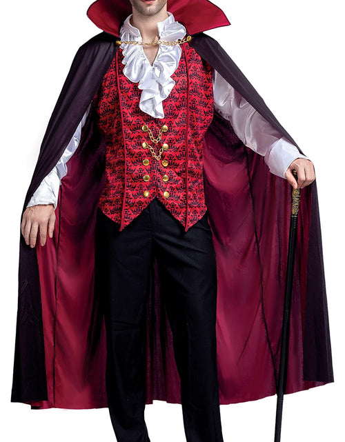 Load image into Gallery viewer, Halloween Vampire Costume Set for Adult Halloween Costumes Party Fancy Dress-Up
