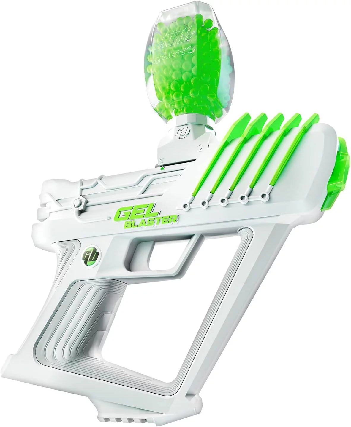 SURGE 1.5, Electric Green, Water-Based Gellet Blaster with 10,000 Electric Green Gellet Pack