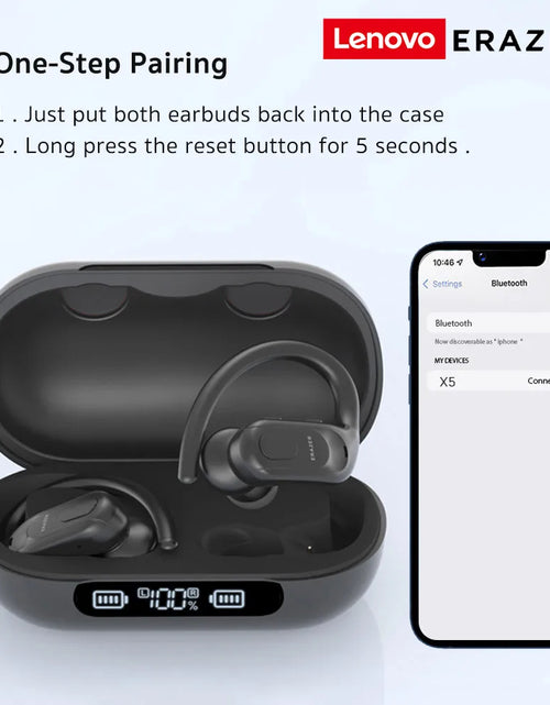 Load image into Gallery viewer, ERAZER X5 Wireless Headphones Bluetooth 5.4 Sport Headset Noise Cancelling Low Latency HIFI Sound Quality Music Earbuds
